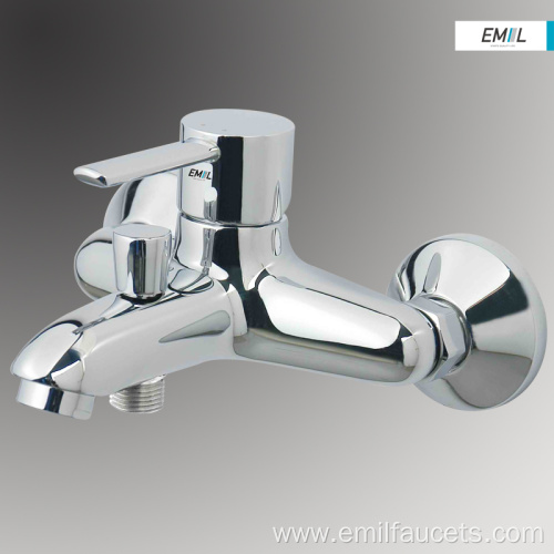 Wall mount bathtub faucet mixer tap with shower